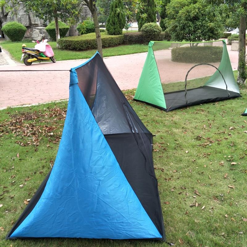 Cheap Goat Tents Ultralight Anti Mosquito Summer Mesh Tent 1  2 Person Portable Rodless Outdoor Camping Tent Inner Mesh Beach Tent 210x120x130cm   